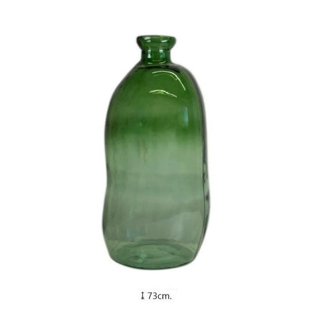 Flasche Finn in Waldgrün, H:73 cm, VE2