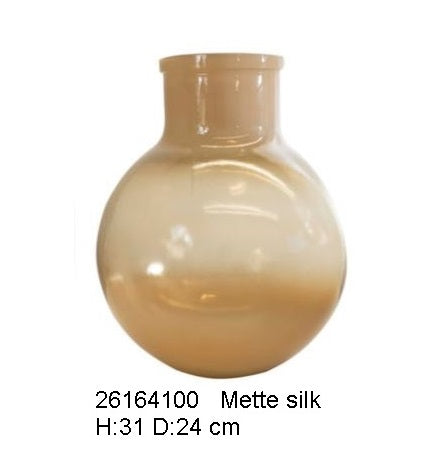 Kugelvase Mette silk H:31 / D:24 cm VE2