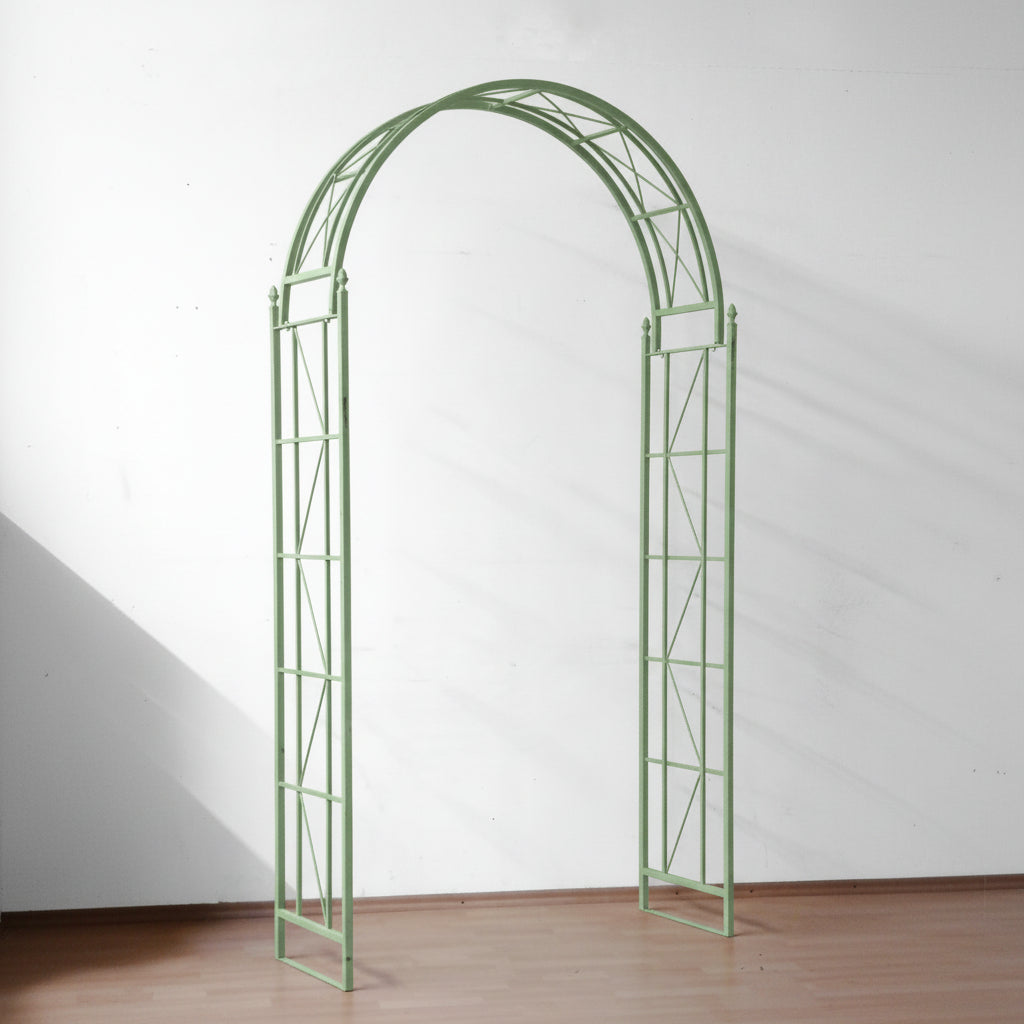 Rosenbogen Wotan Salbei 120x40 H:220 cm