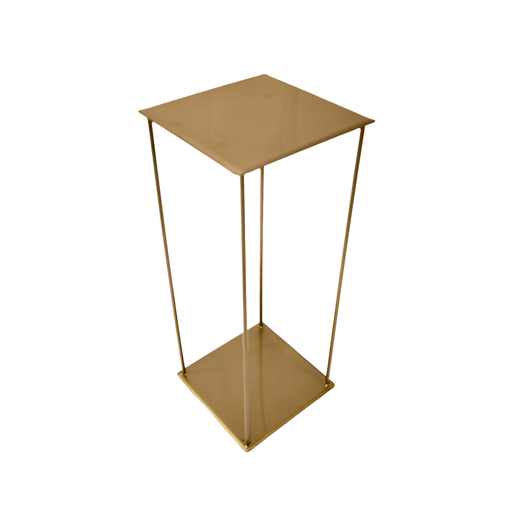 Podest Marriage, Messing, Variante H:60 oder 85 cm, 25x25, VE 4