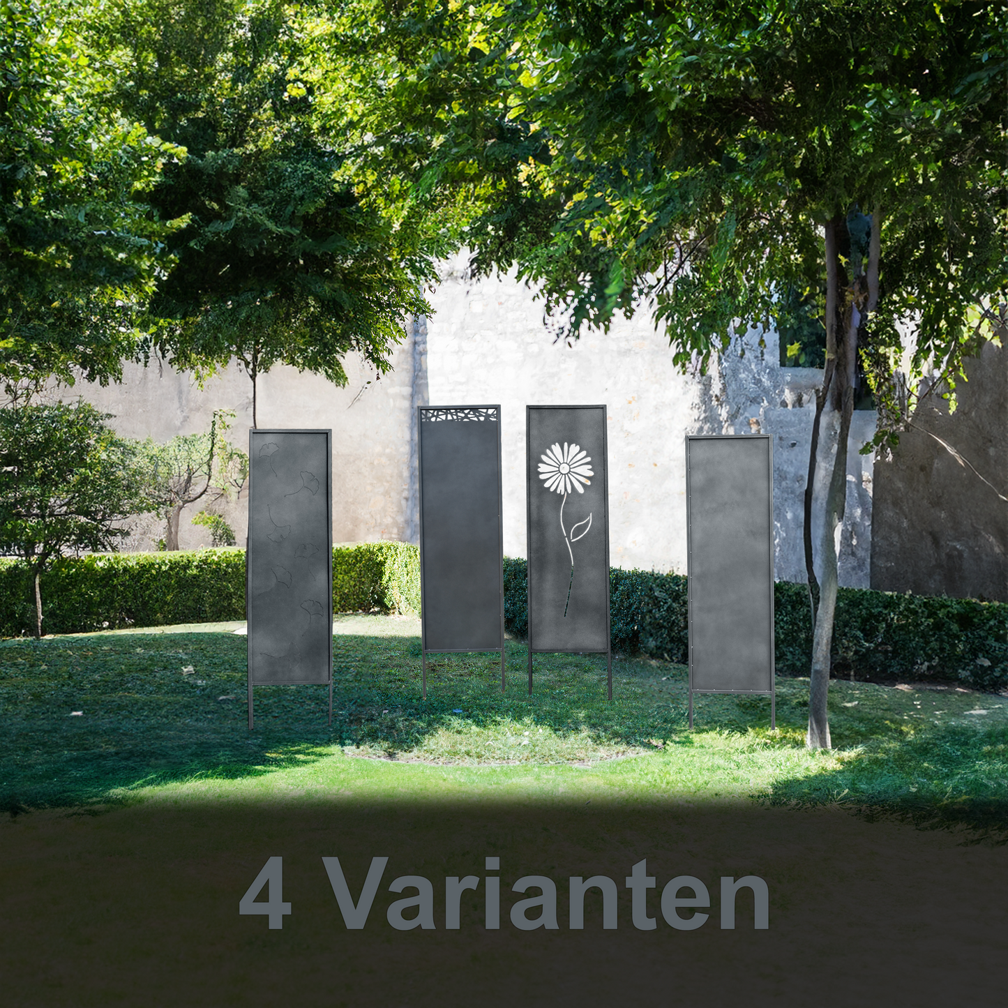 Paravent Antik 4 Varianten, H:200 B:54 cm, VE 2