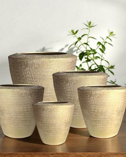 Serie Aveiro gold, Übertöpfe, Schalen, Vasen