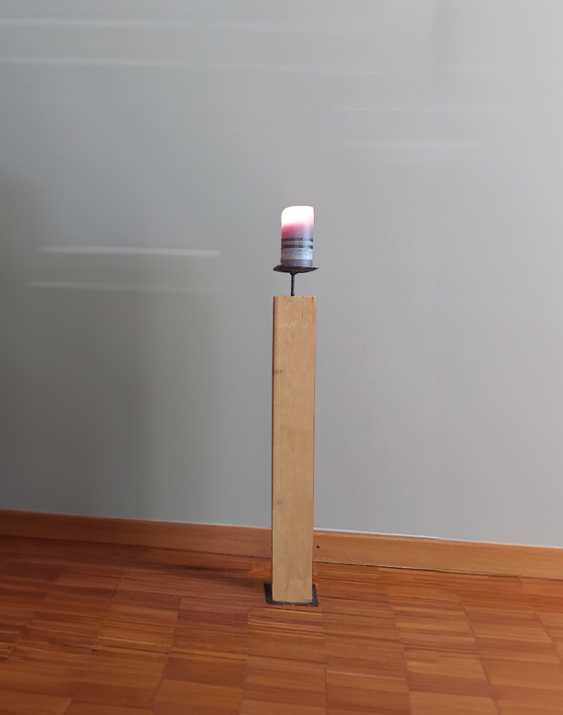 Holzsäule Lara, 80, 100, 120 cm, VE2